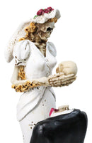 DOD Gothic Skeleton Bride and Groom Wedding Figurine To Have and to Hold