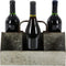 Farmhouse Galvanized Metal Rustic 6 Slots Wine Bottle Holder Basket With Handle