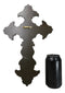 Rustic Southwestern Fleur De Lis Scrollwork God Bless A Friend Loves Wall Cross