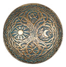 Sacred Moon And Sun Celtic Knotwork Yggdrasil Tree Of Life Wicca Trinket Box