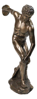 Discobolos of Myron Discus Thrower Ancient Greek Museum Reproduction Figurine