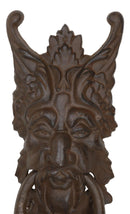 Cast Iron Wiccan Celtic Greenman Forest Tree Ent Spirit Heirloom Door Knocker