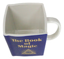 Blue Book Of Magic Eye Of Providence Arcane Arts Ceramic Boxy Square Shaped Mug