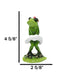Sexy Lady Marilyn Green Frog with Pink Ribbon and White Cocktail Dress Figurine