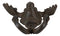 Cast Iron Western Rustic Bull Moose Antlers Head Wall Double Hooks Plaque