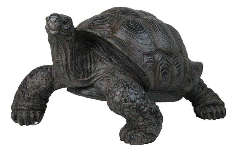 Realistic Marine Lifelike Galapagos Giant Tortoise Turtle Large Statue 18"L