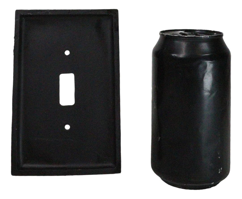 Set Of 2 Rustic Western Star Lucky Horseshoes Single Toggle Switch Plate Covers