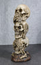Triple Stacked Funny See Hear Speak No Evil Skulls Family Home Decor Figurine