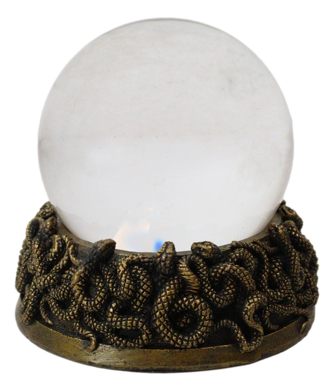 Wicca Occult Wadjet Eye of Horus Morphing Serpents Base Stand For Crystal Ball