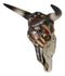 Western Marine Patriotic US Flag American Bald Eagle Cow Skull Wall Decor