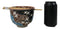 White Japanese Cranes Ceramic Donburi Ramen Soup Bowl With Chopsticks Set