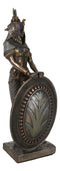 Ebros Standing Isis Statue Egyptian Goddess Bronze Finish Figurine