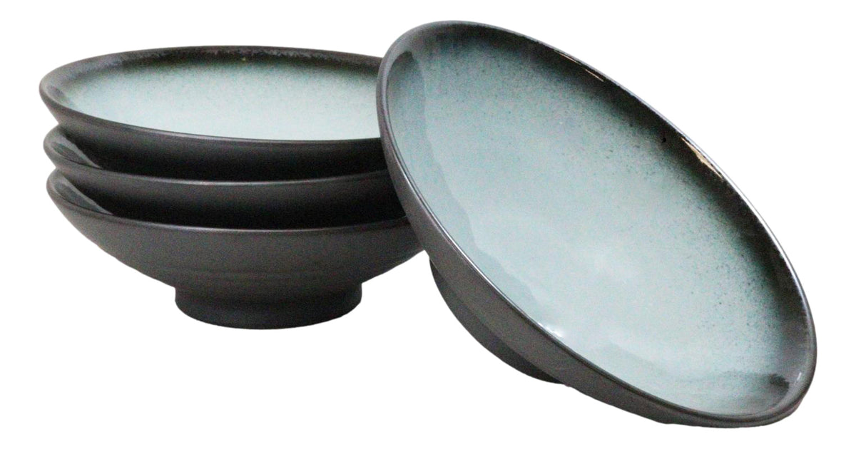 Pack Of 4 Blue Sky And Stars Seikai Collection Large Ramen Soup Dinner Bowl 36oz