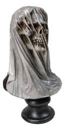 Gothic Macabre Memento Veil Lacroix Skeleton Veiled Bride Bust Lady Figurine 8" H