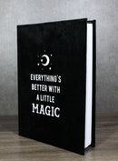 Everything's Better with A Little Magic A5 Lined Pages Velvet Cover Journal Book
