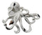 Pack Of 6 Cast Iron Vintage White Sea Octopus Drawer Cabinet Door Pull Knobs