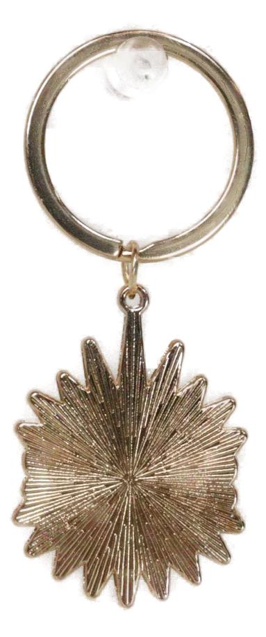 24 Wiccan All Seeing Eye Of Protection Keychain Charms With Display Stand Set