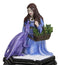 Fantasy Four Seasons Winter Friendship Fairy With Dragon Decorative Box Figurine