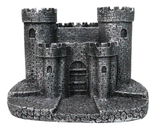 Gothic Medieval Windsor Stonewall Castle Fortress Miniature Display Stand 5"H - Ebros Gift