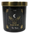 Wicca Witchcraft Mystic Tarot The Moon Black Opium Scented Candle With Gold Lid