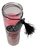 Pack of 2 Pink Love Potion Passion Fruit Tube Wax Candles In Glass Jars 8"H