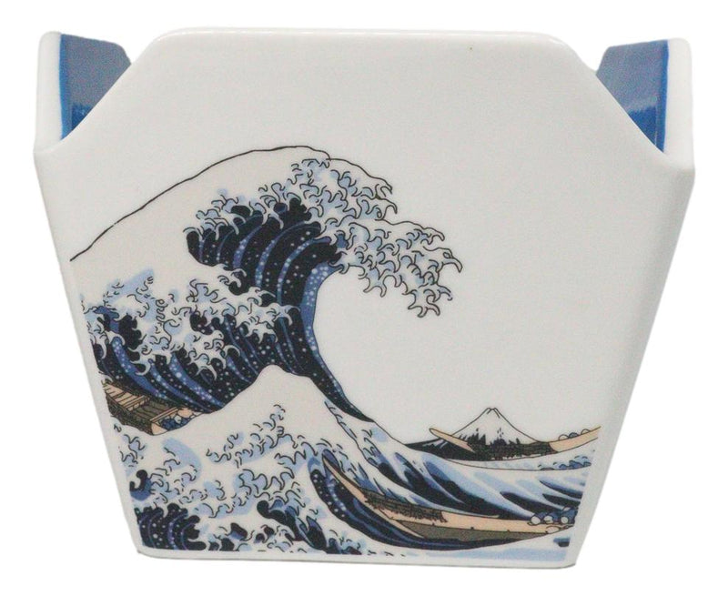 Great Wave Kanagawa Hokusai Takeout To Go Box Serving Bowl With Chopsticks Set