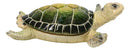 Marine Swimming Green Shell Sea Turtle Decorative Jewelry Trinket Box Figurine