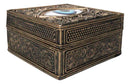 Auspicious Evil Eye Of Providence With Sacred Symbols Square Decorative Box