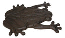 Pack Of 3 Cast Iron Amphibian Tree Frog Garden Stepping Stone Pave Foot Steps