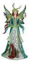 Fantasy Dragon Taker Antler Crown Queen Of The Forest Fairy And Animals Figurine