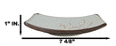 Set Of 4 Japan Made Sakura Cherry Blossoms Porcelain Rectangular Serving Plates