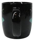 Wicca Magic Dark Forest Luna Moth Moon Phases Porcelain Coffee Mug Cup 12oz