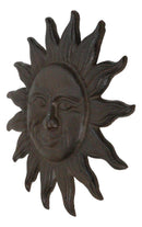 Belenos Sun God Cast Iron Stepping Stones Set of 3 Radiant Sun Face Garden