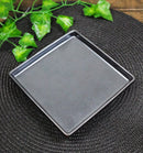 Pack Of 6 Iron Black Tetsu Kesho Ceramic Square Appetizer Salad Plates 6.25" L