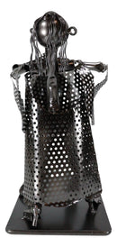 Tango Dancing Lover Couple Hand Made Metal Wine Bottle Holder Caddy Decor