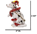 Red Circus Dalmatian Dog Pewter Austrian Crystals Jeweled Trinket Jewelry Box