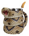 Ferocious Rattlesnake Serpent Snake With Venomous Fangs Drinkware Coffee Mug Cup