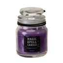 Set of 3 Wicca Halloween Ritual Lavender Prosperity Spell Candle in Glass Jar