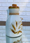 Pack of 6 Porcelain White Brown Reed Soy Sauce Vinegar Oil Dispenser Flask 7oz