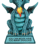 Turquoise Koan Cartoon Dragon Figurine You Can Never Have Too Many Dragons!