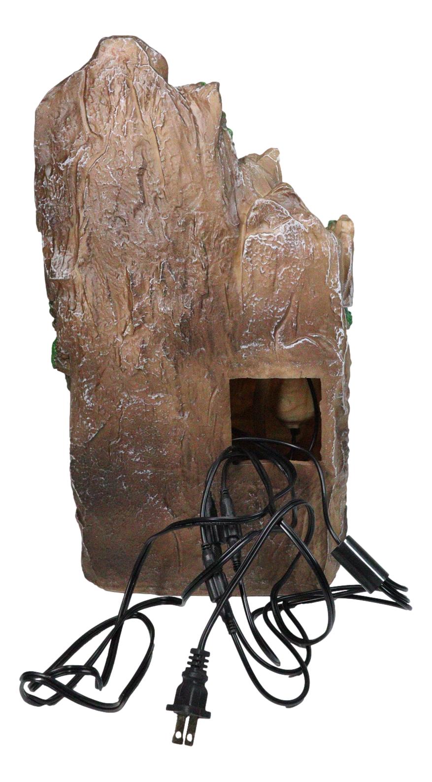 Catholic Archangel Saint Michael Our Protector Water Fall Fountain Statue 16"H
