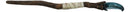 Wicca Witchcraft Sorcerers Fantasy Crescent Moon Dendritic Branch Magic Wand