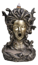 Greek Goddess Medusa with Snake Hairs Backflow Incense Cone Burner Figurine