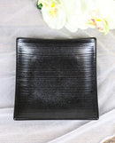 Pack Of 6 Kokuyo Black Collection Curved Square Appetizer Dessert Salad Plates