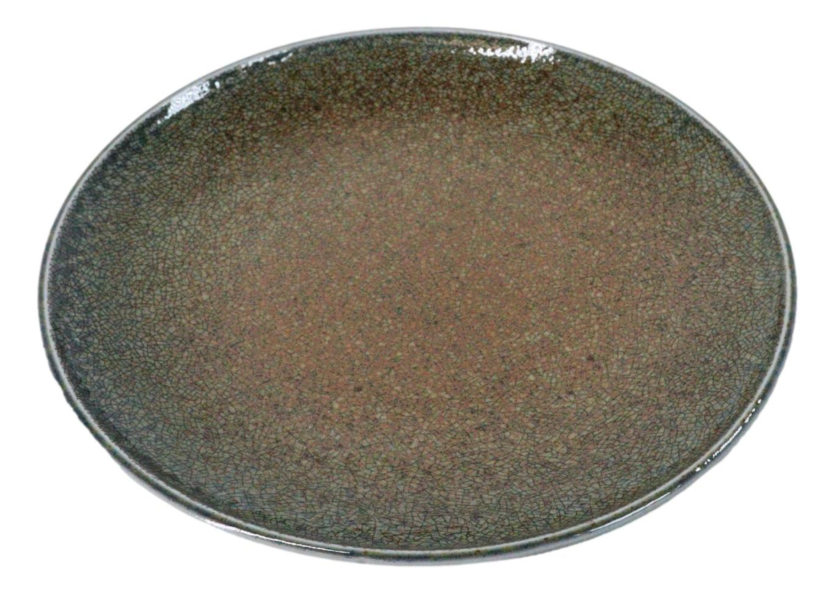 Pack Of 4 Made In Japan Porcelain Sunaji Kairagi Large Round Dinner Plates 10"D