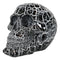 God of Lightning Thunder Bolt Punk Rock Black Skull Figurine Ossuary Macabre Art