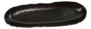 Pack Of 6 Kokuyo Modern Black Ceramic Wavy Oblong Long Serving Platters 13.25"L