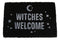 Witches Welcome Crescent Moon And Stars Coir Coconut Fiber Floor Mat Doormat