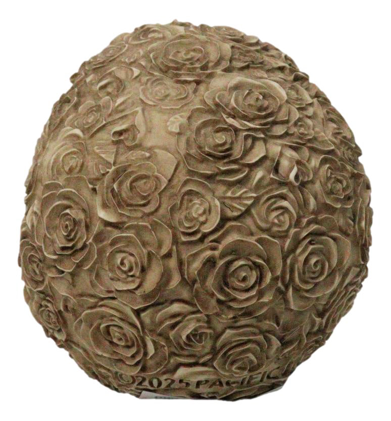 Ebros Gift Gothic Rose Skull Figurine Decorative Resin Skeleton Sculpture