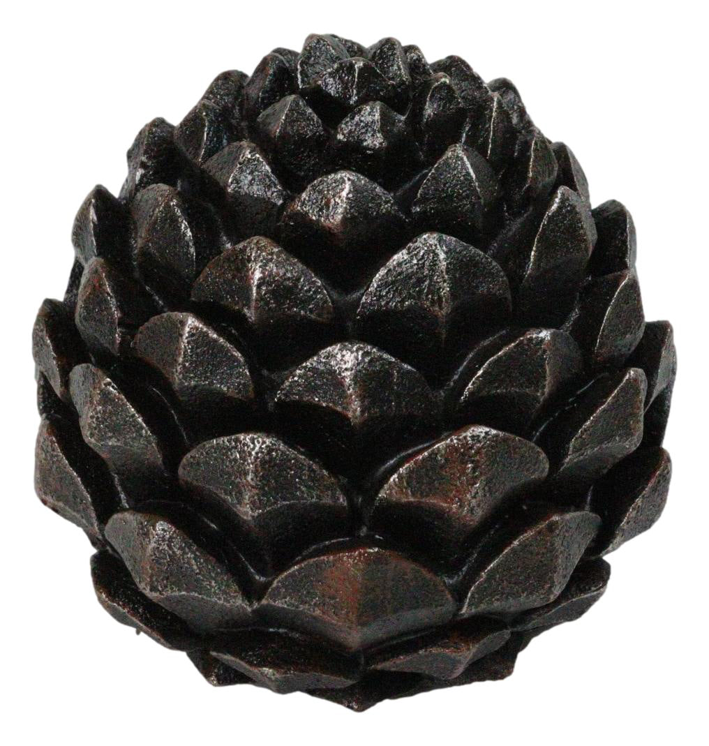 Cozy Pines Rustic Pinecone Figurine Small Woodland Pine Cone Tabletop Decor
